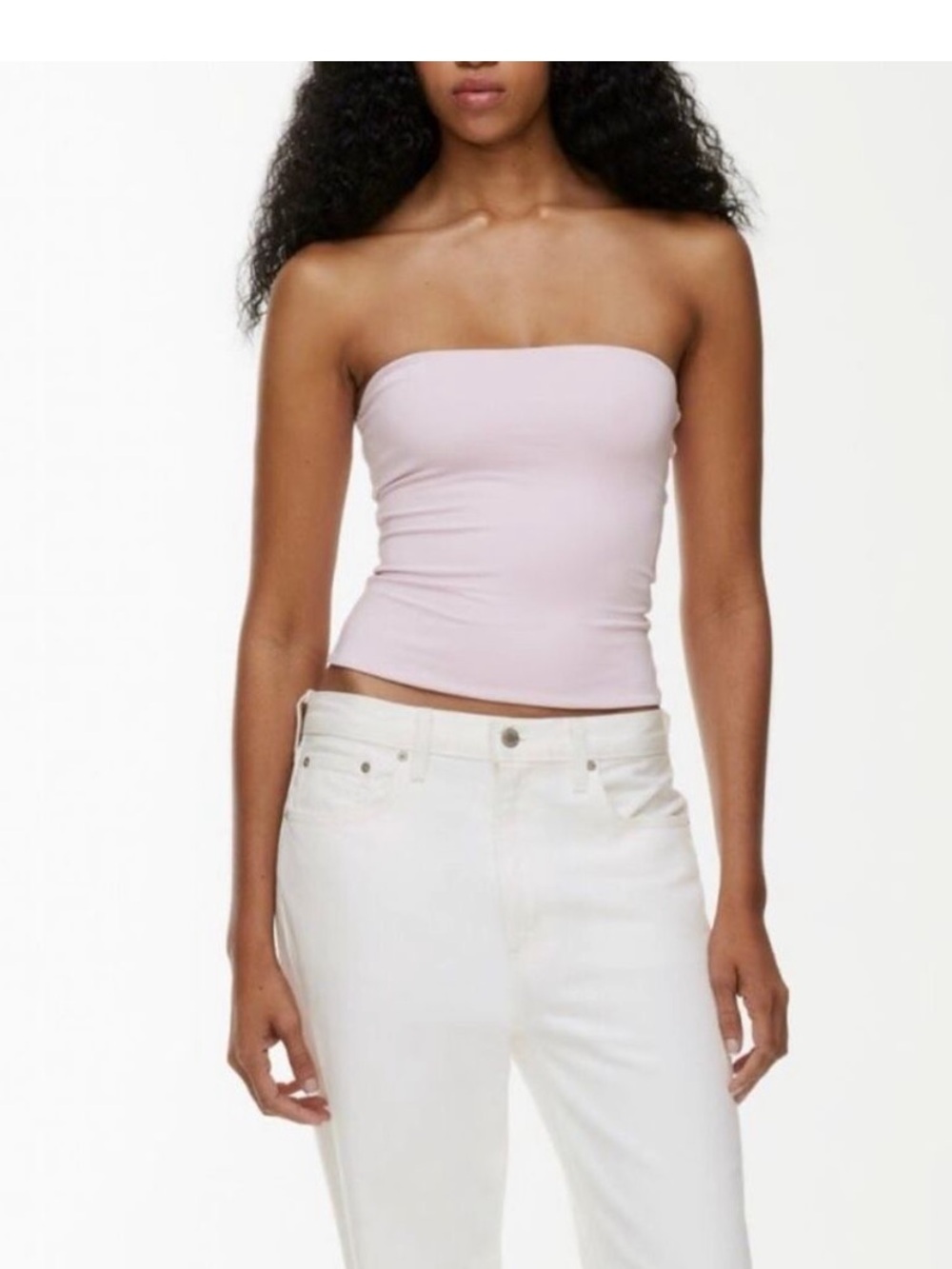 Babaton Lilac Strapless Tube Top